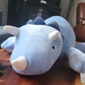 Pillowfort Weighted Blue Dinosaur Plush Toy